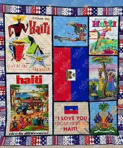 Haiti Quilt Blanket Bedding Set