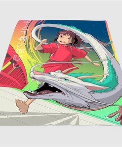 Haku Running Sherpa Fleece Blanket Gifts for Family, for Couple