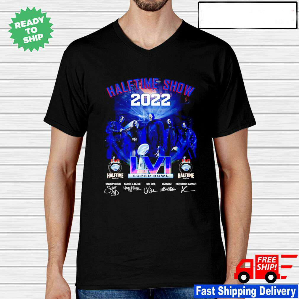 Halftime Show 2022 Super Bowl Lvi Signatures T-Shirt