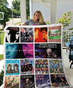 Hall and Oates Daryl Hall John Oates Albums Collection Quilt Blanket Bedding Set