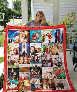 Hallmark Best Movies Ever Merry Christmas Quilt Blanket Bedding Set