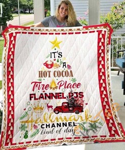 Hallmark Channel Christmas Santa Quilt Blanket Bedding Set