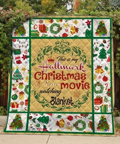 Hallmark Christmas Christmas Characters Pattern Quilt Blanket Bedding Set