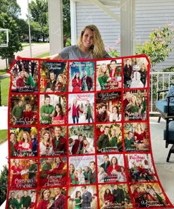 Hallmark Christmas Quilt Blanket Bedding Set for Home Décor