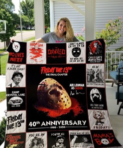 Halloween 40th Anniversary Friday The Collection For Fans Collection Quilt Blanket Bedding Set