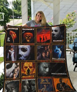 Halloween Family Is Forever For Fans Quilt Blanket Bedding Set