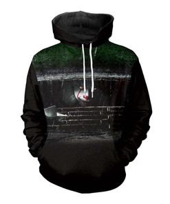Halloween Pennywise Clown Print 3D Hoodie Zipper Hoodie