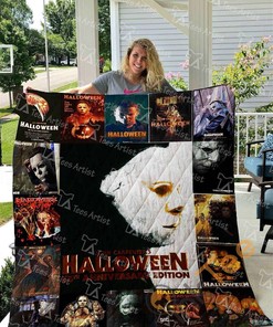 Halloween Quilt Blanket Bedding Set
