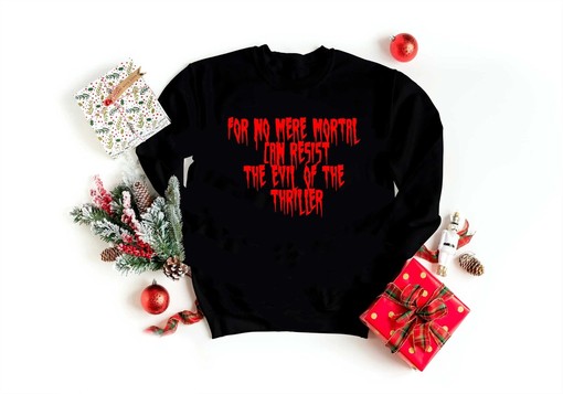 Halloween Sweater, Michael Jackson Thriller Inspired Unisex Sweatshirt