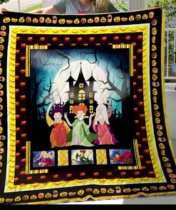 Halloween Witch Blanket Halloween Customized Gift For Fans Quilt