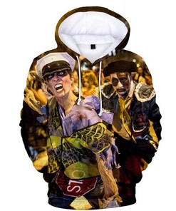 Halloween Zombie Print Unisex 3D Hoodie Zipper Hoodie