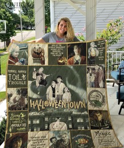 Halloweentown Vintage Quotes Collection Quilt Blanket Bedding Set
