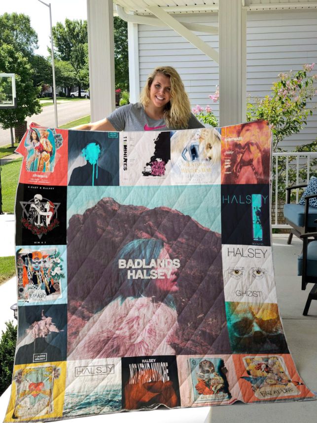 Halsey Albums For Music Fans Collection Quilt Blanket