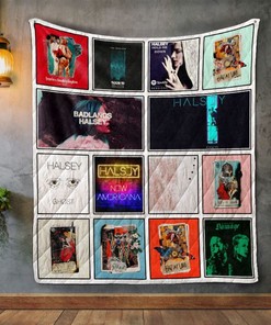 Halsey Singer Albums Quilt Blanket Bedding Set