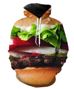 Hamburger Food Hamburger Hoodie 3D