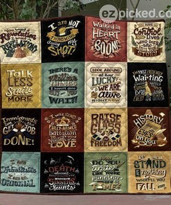 Hamilton Lyrics Songs Blanket VD14 for Home Décor