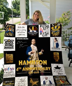 Hamilton (Musical) 4th Anni sary Y Collected Quilt Blanket Bedding Set