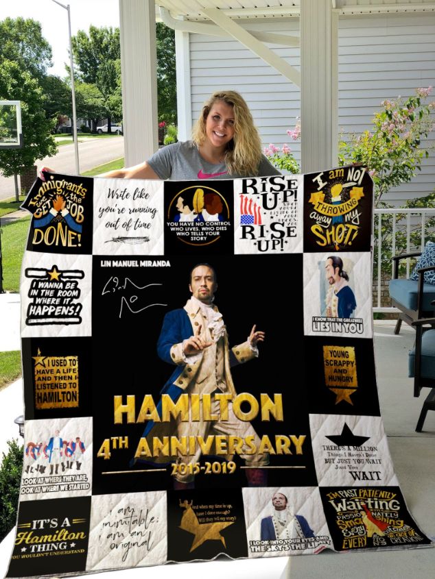 Hamilton (Musical) 4th Anni sary Y Collected Quilt Blanket Bedding Set