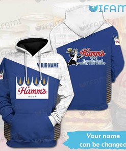 Hamms Beer 3D Hoodie Custom Name Hamms Gift For Beer Lovers