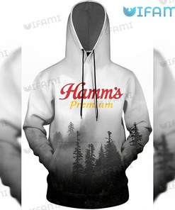 Hamms Beer 3D Hoodie Foggy Forest Hamms Gift For Beer Lovers