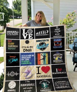 Handball Is Not My Hobby It's My Passion Quilt Blanket Bedding Set
