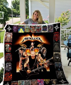 Handmade Metalica For Fan Update Quilt Blanket Bedding Set