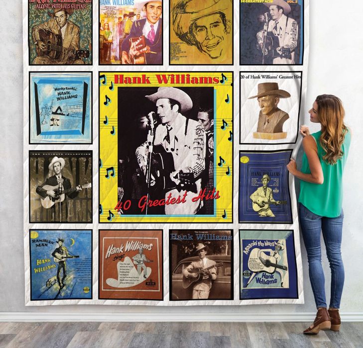 Hank Williams For Music Fans Collection Quilt Blanket Bedding Set