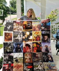 Hank Williams Jr Quilt Blanket Bedding Set for Home Décor