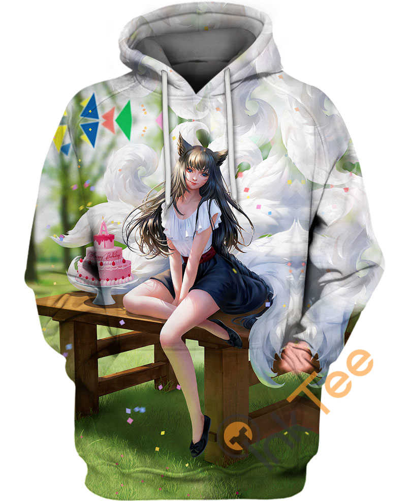 Happy Birthday Ahri Hoodie 3D