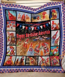 Happy Birthday America V1 Quilt Blanket Bedding Set