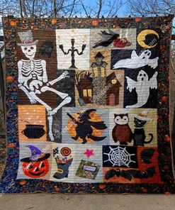 Happy Hauntings Halloween Blankets for Home Décor