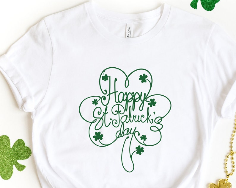 Happy Patrick Day Shirt, St. Patricks Day Shirt, St. Patricks, Shamrock Shirt, Lucky Shamrock Shirt - Image 2