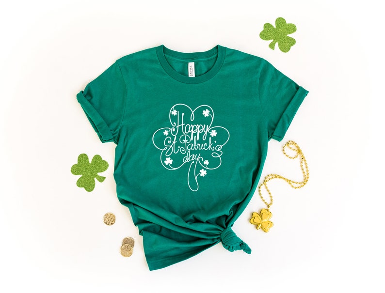 Happy Patrick Day Shirt, St. Patricks Day Shirt, St. Patricks, Shamrock Shirt, Lucky Shamrock Shirt - Image 3