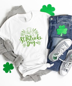 Happy Patrick's Day Shirt, Lucky Shamrock Shirt, Shamrock Tee, Patrick's Day Gift, Patrick's Day Family Matching Shirt, Drinking Shirt