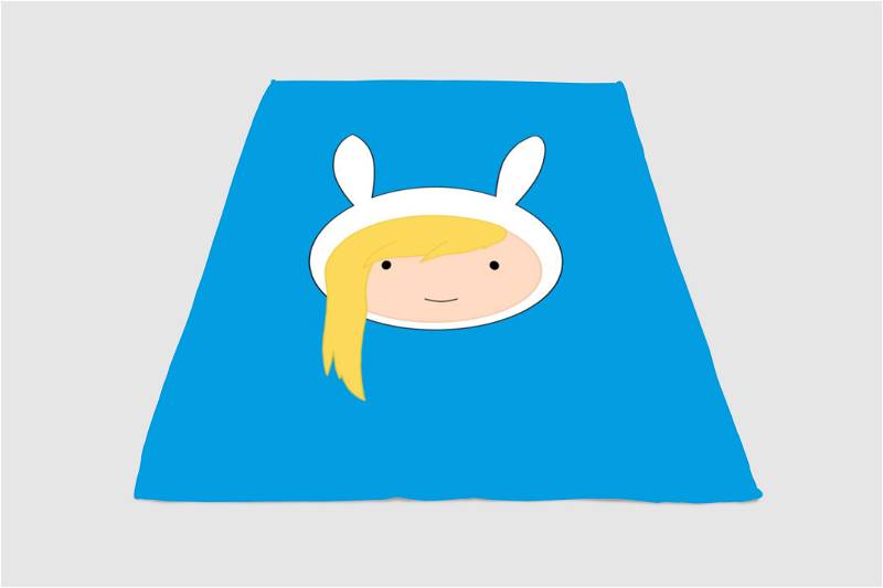 Hari Finn Adventure Time Sherpa Fleece Blanket Gifts for Family, for Couple