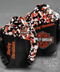 Harley Davidson Custom Sport All Over Print Hoodie 3D