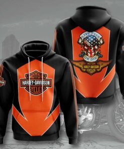 Harley Davidson Custom Sport All Over Print Hoodie 3D 1
