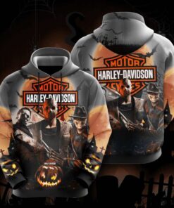 Harley Davidson Custom Sport All Over Print Hoodie 3D 5