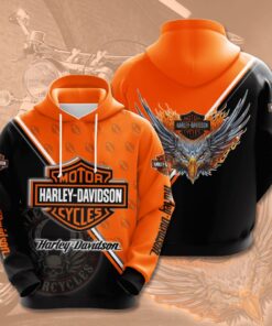 Harley Davidson Custom Sport All Over Print Hoodie 3D 7