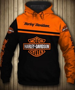 Harley Davidson Hoodie 3D Zip Hoodie Cute Custom Gift Zip Hoodie for Fans