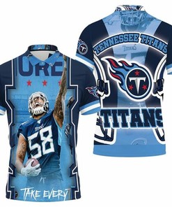Harold Antonio Laudry#58 Tennessee Titans Afc South Division Champions Super Bowl 2021 Iii 3D All Over Print Polo Shirt