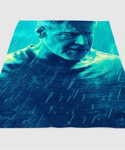 Harrison Ford Blade Runner 2049 In The Rain Sherpa Fleece Blanket Gifts for Family, for Couple