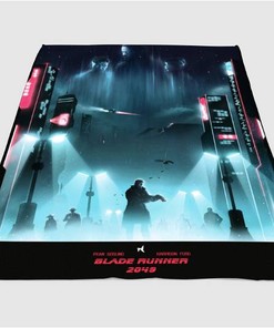 Harrison Ford Blade Runner 2049 Sherpa Fleece Blanket Gifts for Family, for Couple