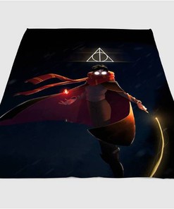 Harry Potter Cartoon Sherpa Fleece Blanket Gifts for Family, for Couple