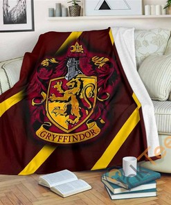 Harry Potter Gryffindor Sherpa Blanket Fleece Blanket Gifts for Family