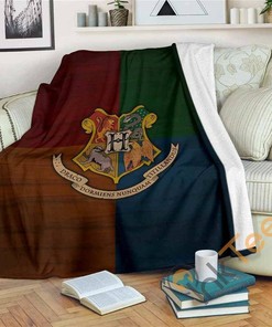 Harry Potter Hogwarts Sherpa Blanket Fleece Blanket Gifts for Family, for Couple