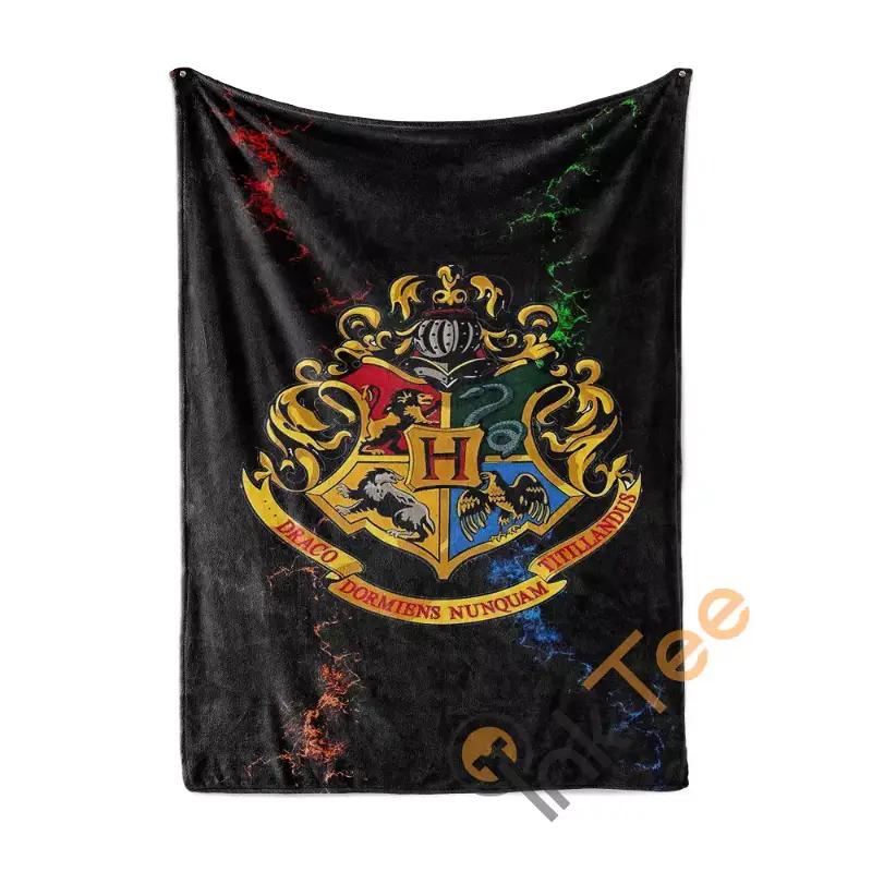 Harry Potter Hogwarts Sherpa Fleece Blanket Gifts for Family, for Couple