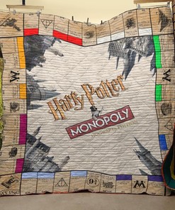 Harry Potter Monopoly Quilt Blanket Bedding Set