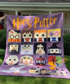 Harry Potter Quilt Blanket Bedding Set With Pilliwcases Option