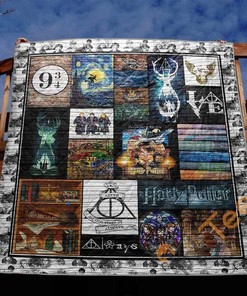 Harry Potter Quilt Blanket Bedding Set With Pillowcase Option